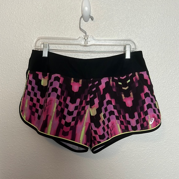 ASICS Running Short Purple/Black Size Large - Picture 1 of 8